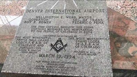 DEMONIC FLAT EARTH ETHER REALM PORTAL CONSTRUCTED AT THE DENVER INTERNATIONAL AIRPORT