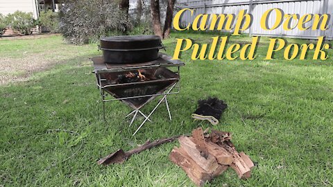 Pulled Pork in the Camp Oven | Bedourie Cooking in Lockdown