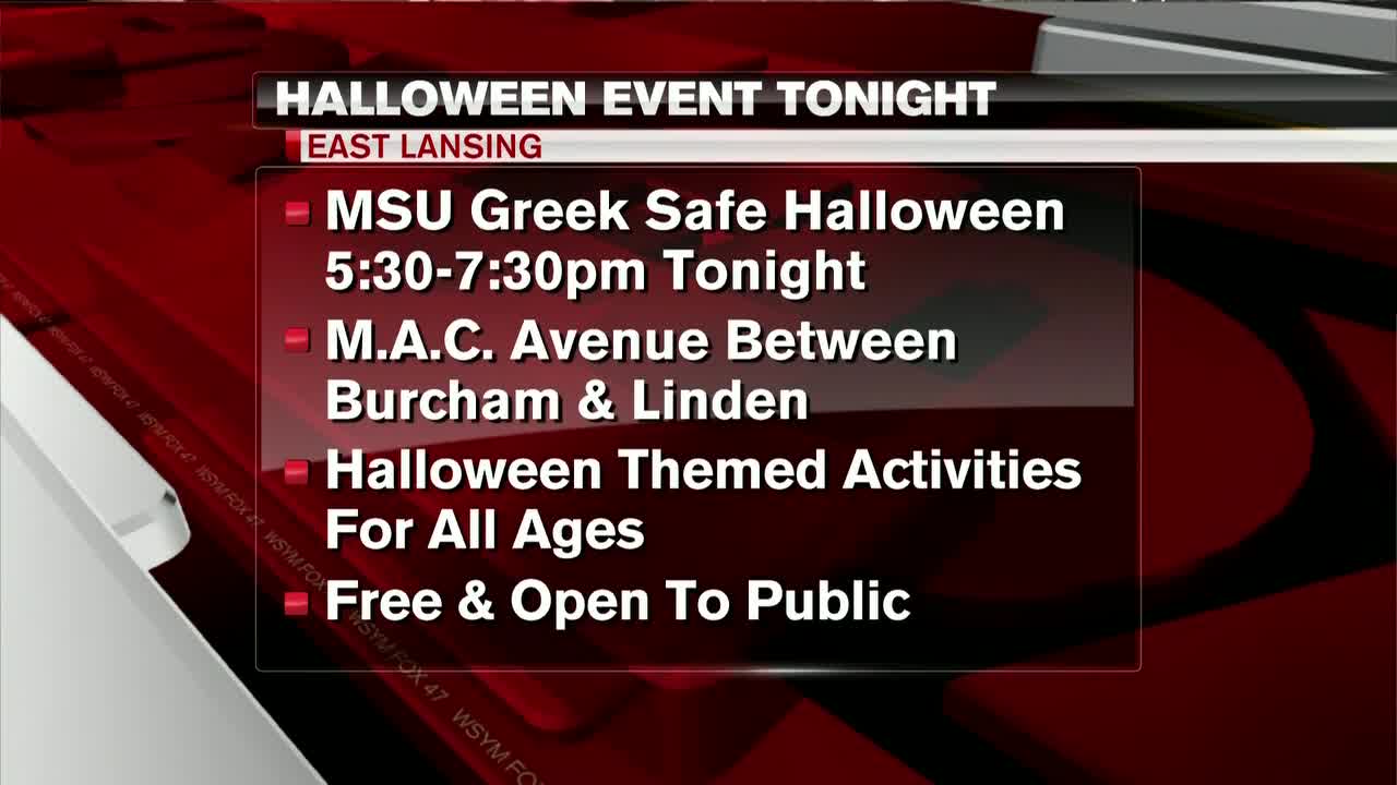 Family-safe Halloween party with the MSU Greeks