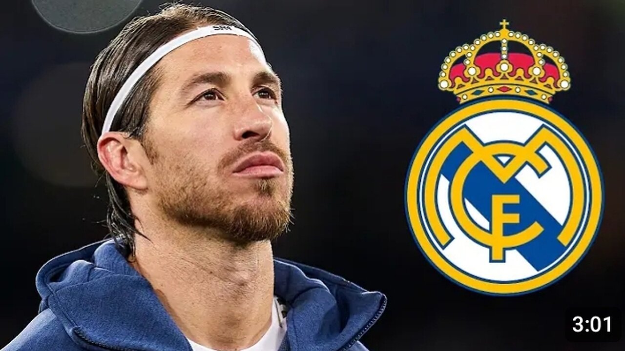 THANK YOU SO MUCH SERGIO RAMOS REAL MADRID LEGEND