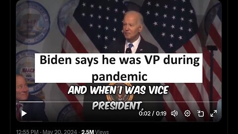 Biden says Obama was in charge during pandemic