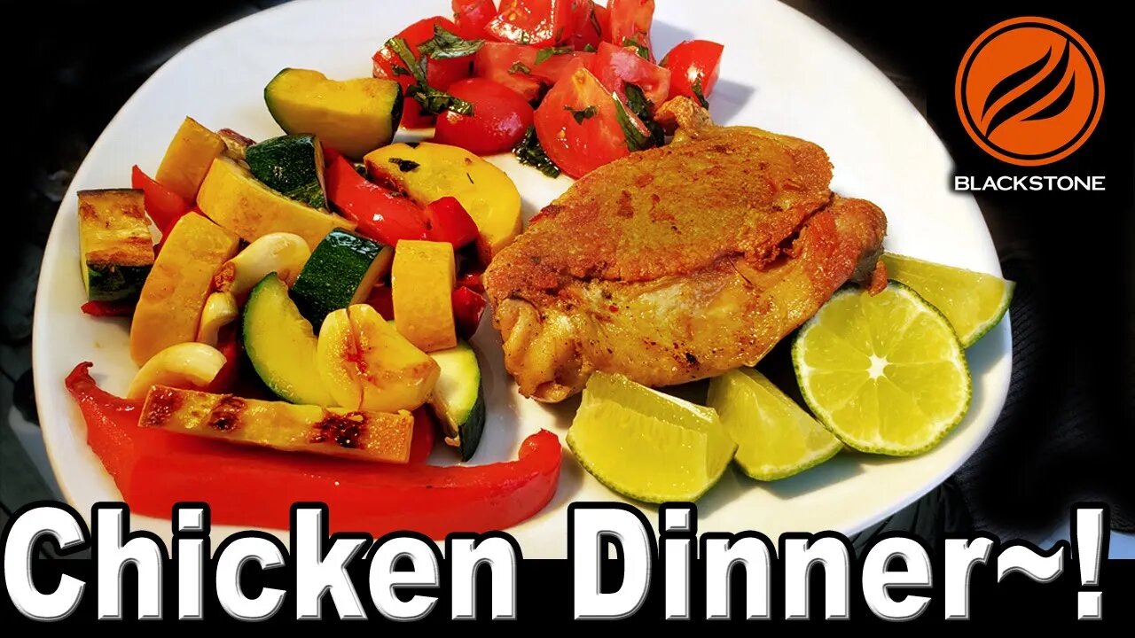 Chicken Dinner on the Blackstone Griddle - Super Simple!