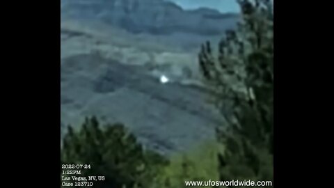 " Very bright flashing object observed " Reported by Eyewitness in Las Vegas Nevada