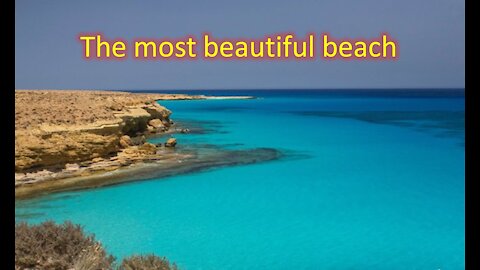 A beautiful view of the sea beach