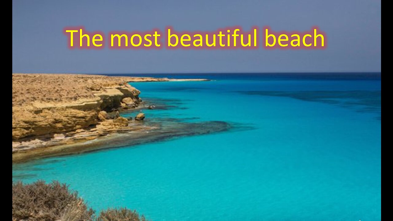 A beautiful view of the sea beach
