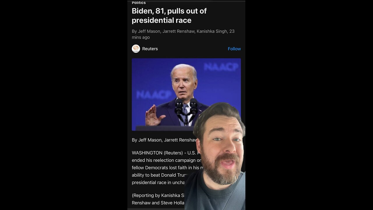 Biden’s OUT But Who Is IN?!