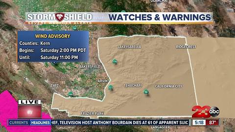 Live weather at the Mission at Kern County's 6th annual BBQ Fundraiser