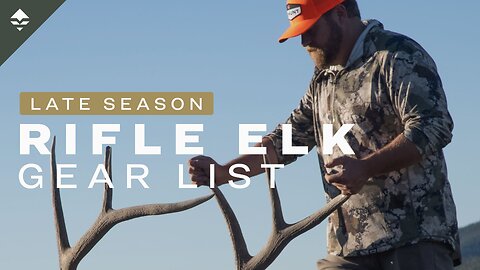 Late Season Temps! | Brandon Evans Rifle Elk Gear List