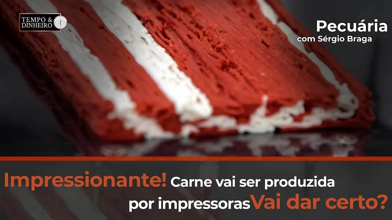 Impressionante! Carne vai ser produzida por impressoras. Vai dar certo?