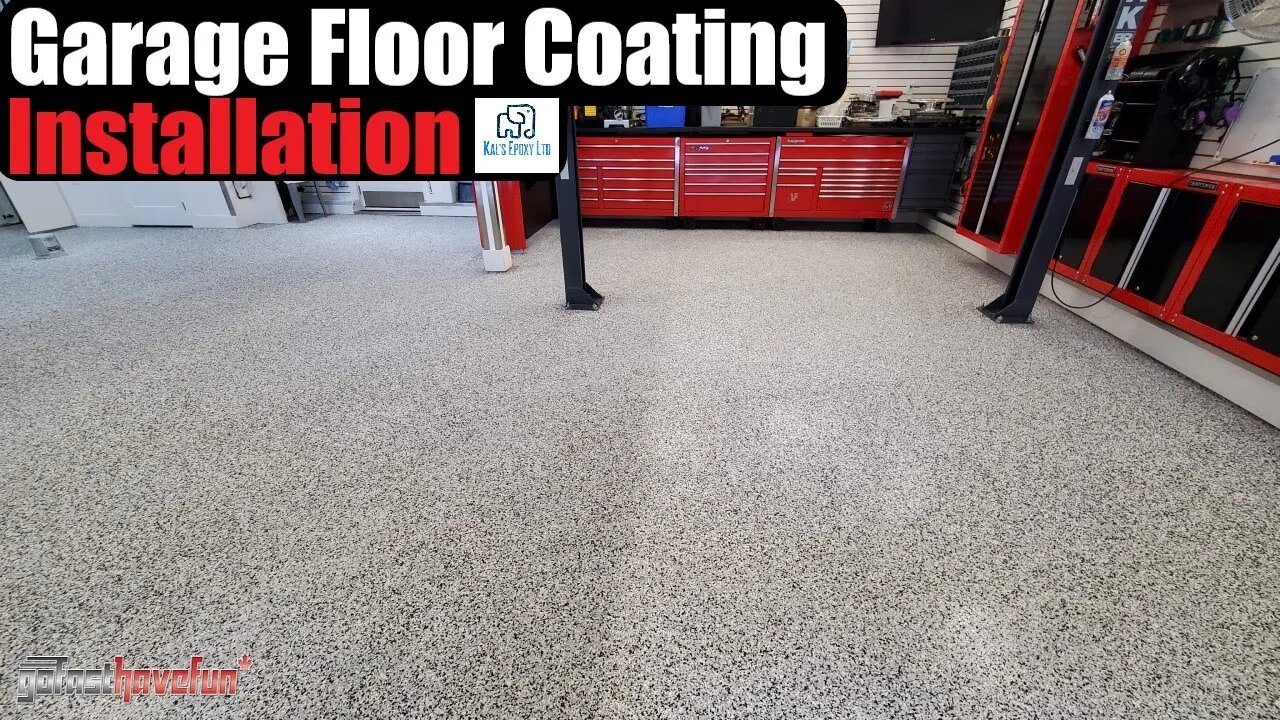 Garage Floor Coating Professional Application Polyurea (Kal's Epoxy) | AnthonyJ350