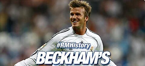 David Beckham! All Real Madrid TOP goals!