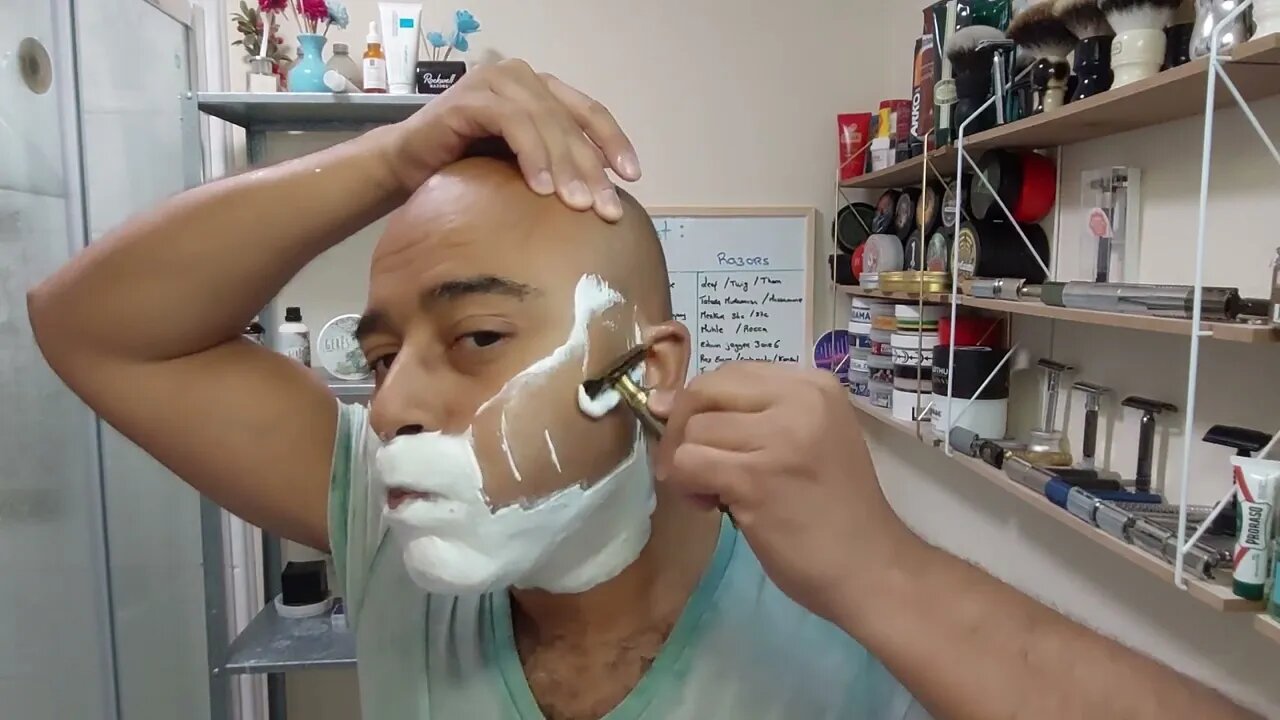 ASMR West Man Gerês Set first try, Pearl brass with Feather