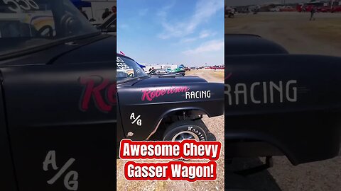 Awesome Nostalgia Chevy Gasser Wagon! #awesome