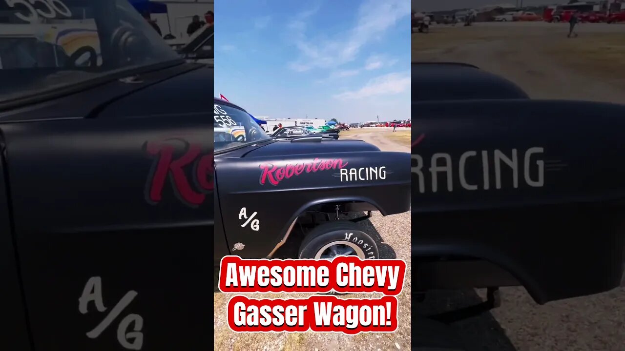 Awesome Nostalgia Chevy Gasser Wagon! #awesome