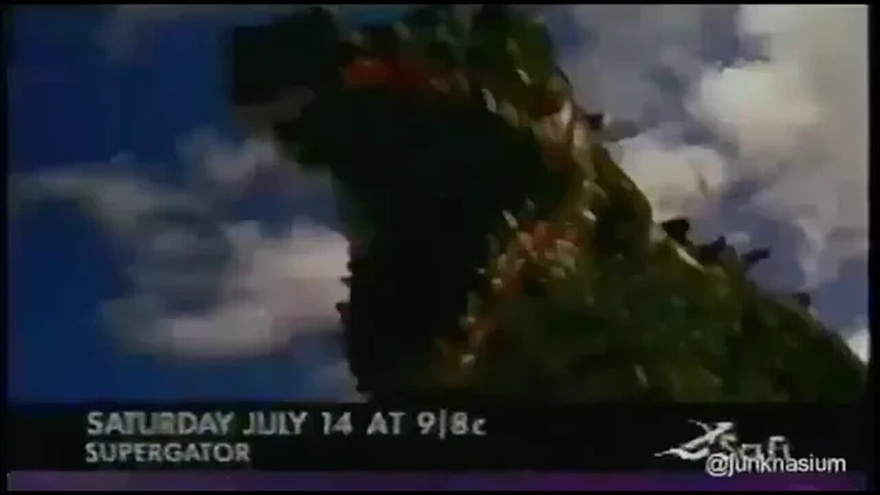 "Lost Sci Fi Channel Supergator Commercial Trailer" Roger Corman Promo (2007) Lost Media