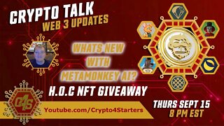 !NFT GIVEAWAY! CRYPTO TALK LIVE WEB 3 UPDATES! WHATS NEW WITH MMAI?! PARA STAKING UPDATES!