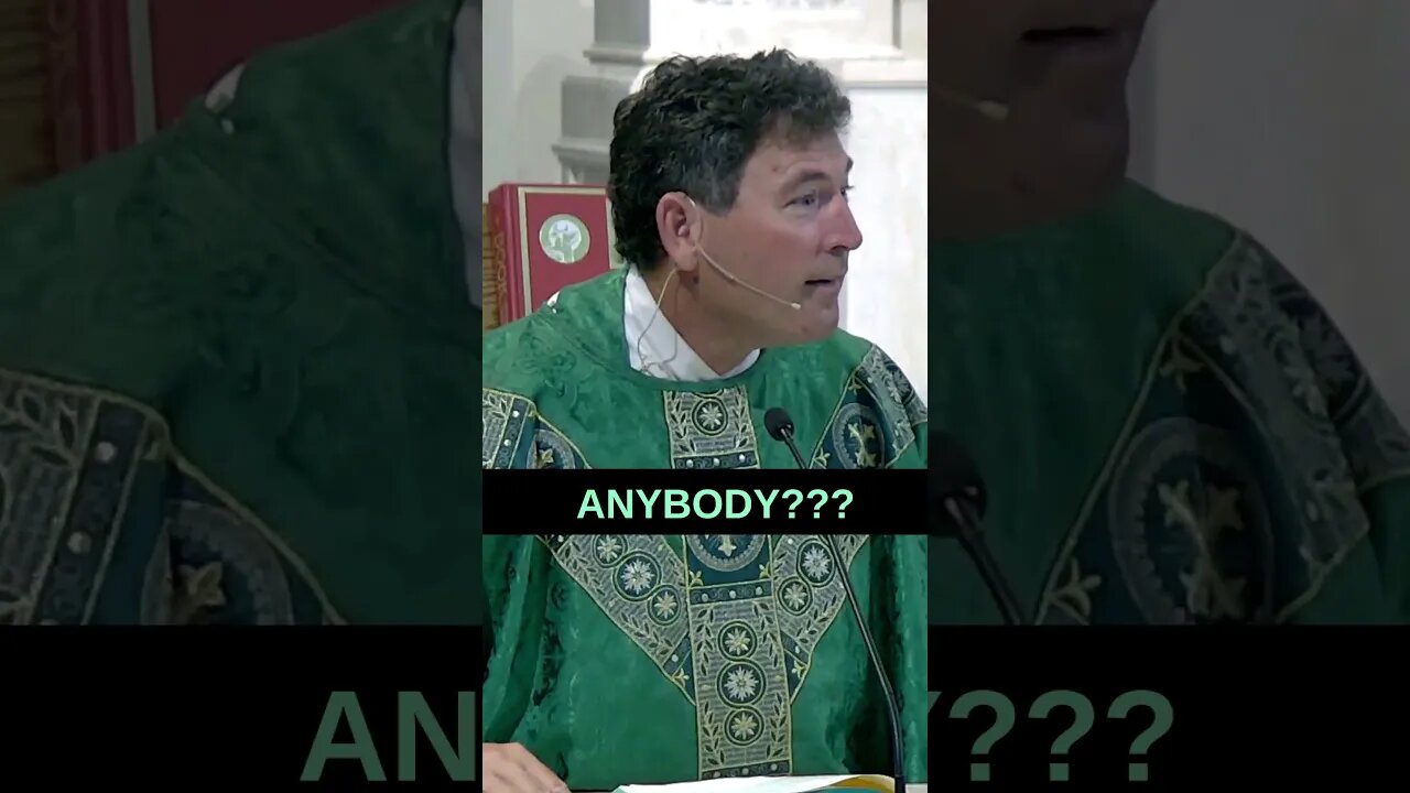 Too Much Encouragement Anybody? #shorts #shortsvideo #catholic #homily #frmikeoconnor #frmikeschmidt