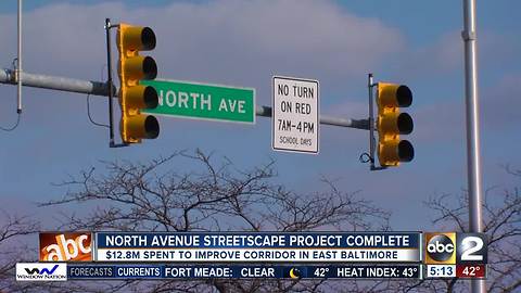 $12.8 million North Avenue Streetscape Project complete