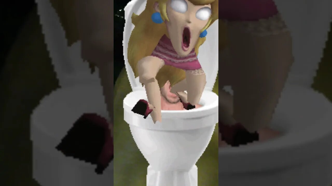 Zombie Princess Peach Vs Skibidi Toilet! 🚽🤯#SkibidiToilet #ZombiePrincessPeach #Vs