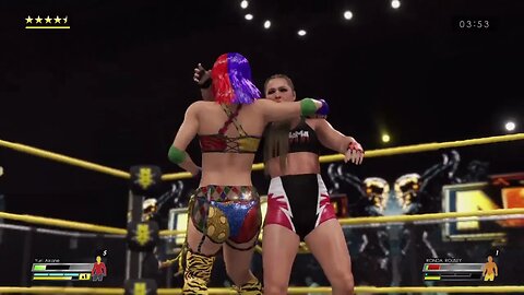 WWE 2K22: Yuri Akane Vs. Ronda Rousey 2 (Legend Difficulty)