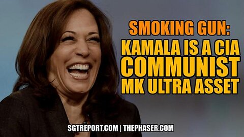 SMOKING GUN! KAMALA IS A CIA COMMUNIST MK ULTRA ASSET!!! SGT Report 11/1/24