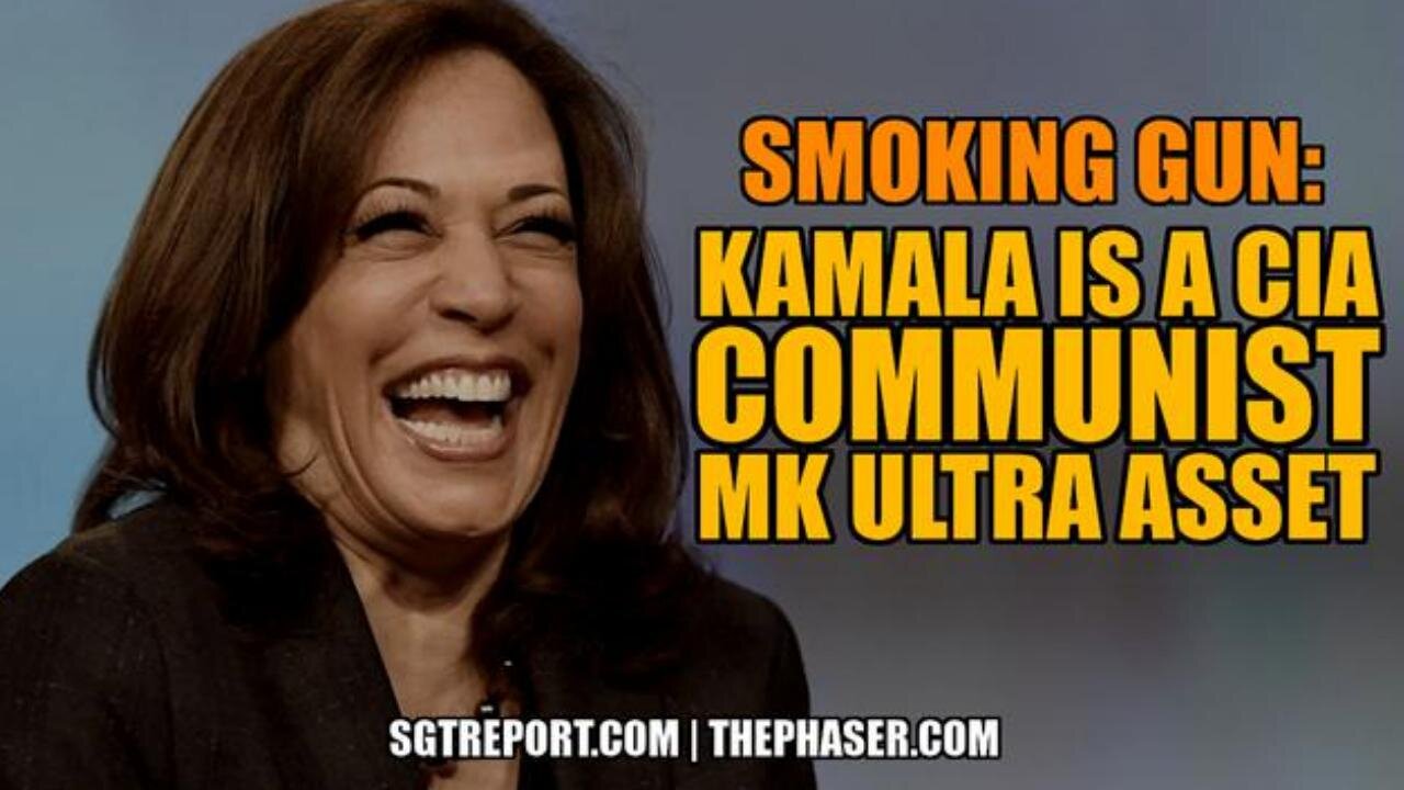 SMOKING GUN! KAMALA IS A CIA COMMUNIST MK ULTRA ASSET!!! SGT Report 11/1/24