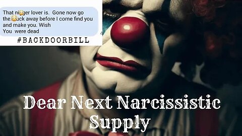 Dear Next Narcissistic Supply.