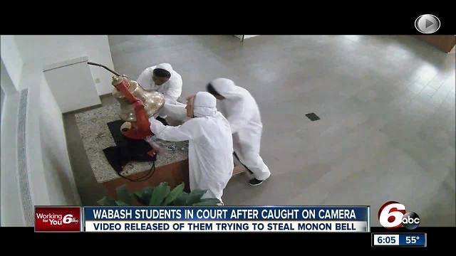 Wabash students learn penalty for trying to steal Monon Bell from DePauw University