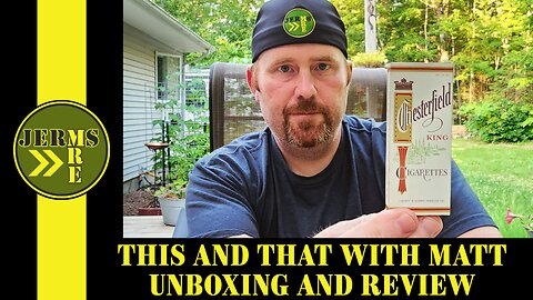 Unboxing, Survival Kit Review & Smoking Vintage Cigs!! Delivery from This and That with Matt!!