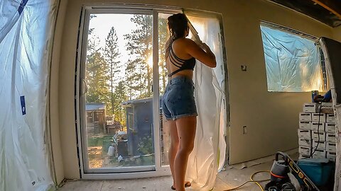 Did We Mess Up The Drywall Downstairs Too? Paint Reveals All!
