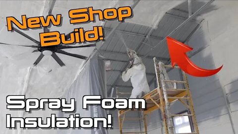 The New Shop Gets Insulated With Closed Cell Foam For Year Round Comfort!
