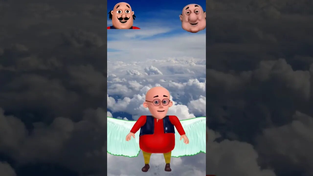 Little Singham Match right head puzzle vs🔥 motu patalu #wrongheads #shorts#motupatlu