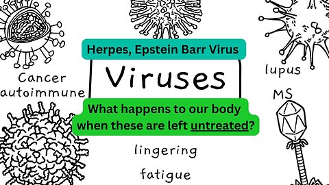 Epstein Barr Virus, Herpes Virus: Viruses Left Untreated Cause Chronic Pain and Disease