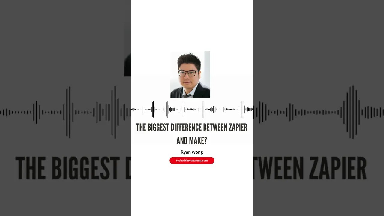 The biggest difference between zapier and make?