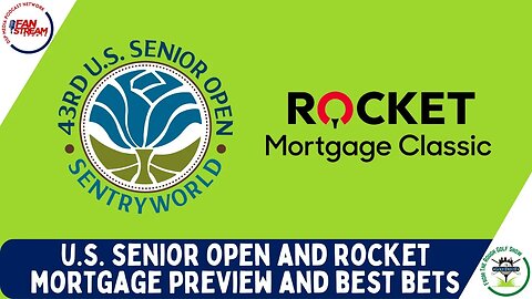 #USSeniorOpen and #RocketMortgage Classic Preview Show | From the Rough 6/28