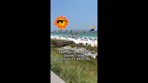 Beautiful Destin Beach In August