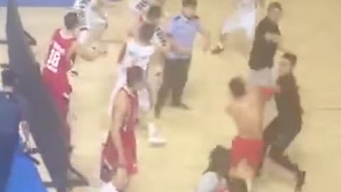 Chinese Basketball Game ERUPTS into Massive Brawl