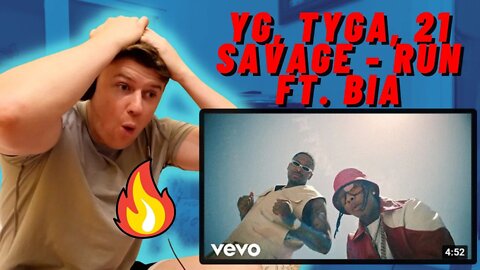 THEY DRESSED AS THE KARDASHIANS?? YG, Tyga, 21 Savage - Run ft. BIA((INSANE IRISH REACTION!!))