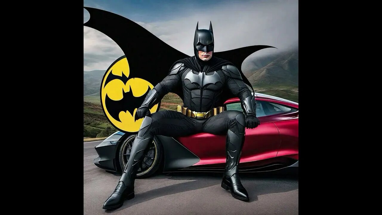Elon Musk fused with Batman #elonmusk #batman #wonderapp