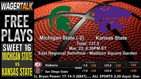 Michigan State vs Kansas State Predictions & Picks | NCAA Tournament Sweet 16 Betting Advice