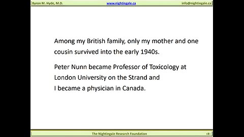 More history on me - Byron Hyde, MD