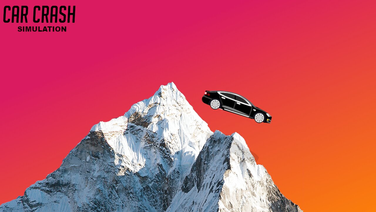 Survive The Mountain To Get To The Beach? (Mountain PHYSICS CRASH TEST #2)