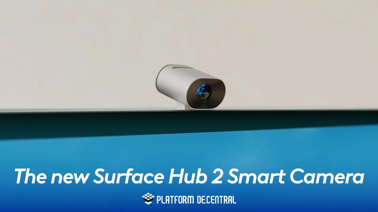 The new Surface Hub 2 Smart Camera