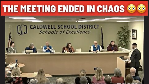 HEATED Caldwell School Board Meeting Ends in Chaos After Senator Drops Truth Bomb On Bathroom Policy