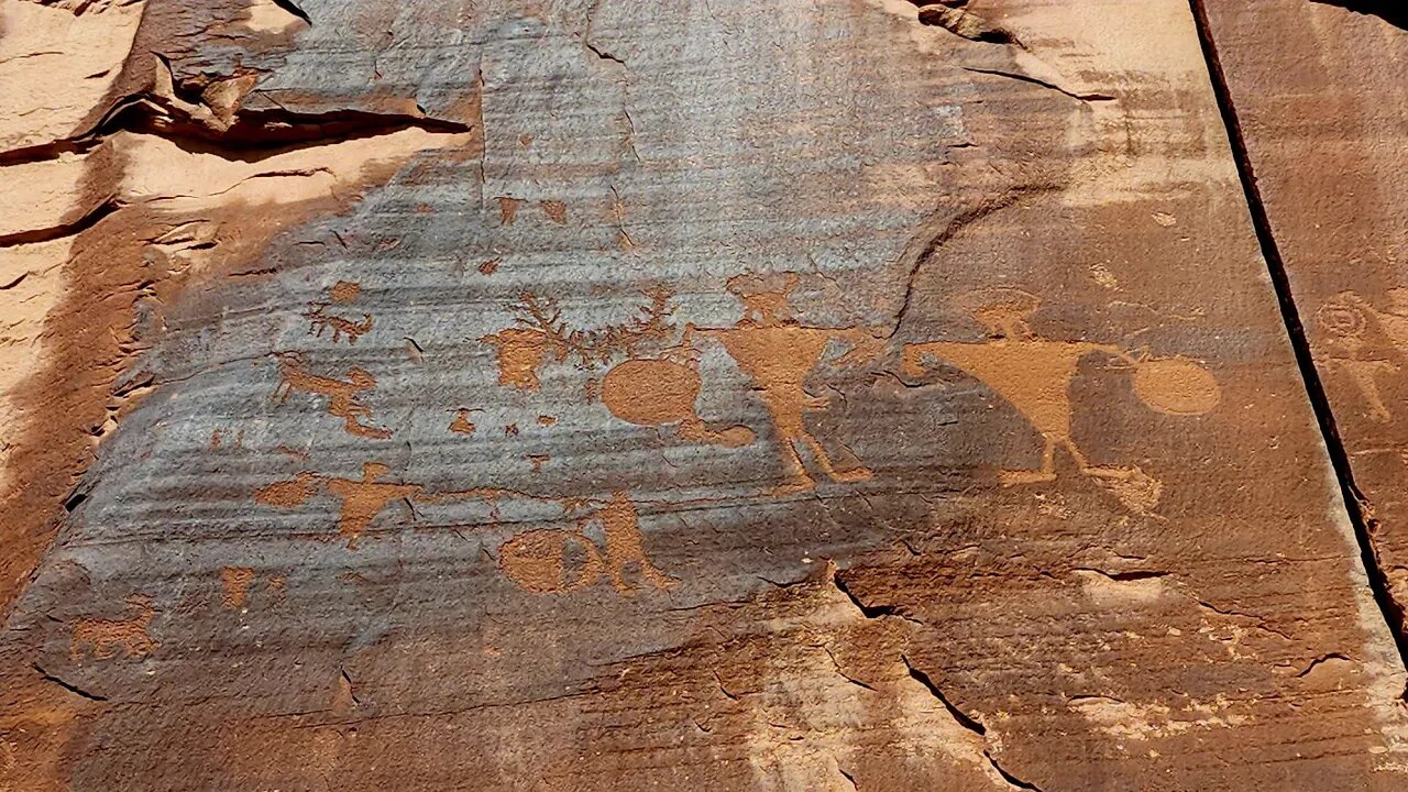 Scorched Earth, Flood Story in Stone 6,000 B.C.E, Ancient Petroglyphs