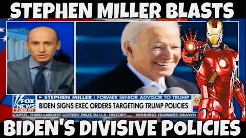 Joe Biden Mexico Border Policies BLASTED by Stephen Miller (Iron Man Parody)