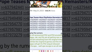 old Playstation series remakes leaked