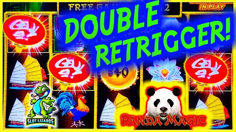 D COMES IN HOT! QUICK AND HAPPY BIG WIN! Dragon Link Panda Magic Slot DOUBLE RETRIGGER