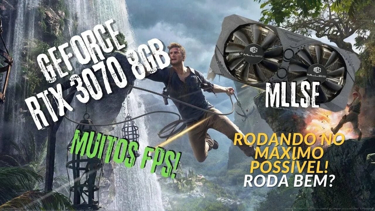 RTX 3070 MLLSE DO ALIEXPRESS RODANDO UNCHARTED 4 A THIEFS END EM 4K! FICA NO NIVEL DE PLAYSTATION 5?