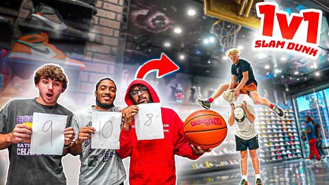 COOLKICKS dunk contest for FREE SNEAKERS With Tristan Jass